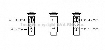 AVA QUALITY COOLING cn1219 -  Расширительный клапан, кондиционер